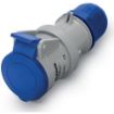 Priza industriala Scame, mobila, 2P+E, 16A, 6h, 200-250V, IP44, gama Optima, 313.1643