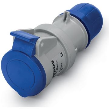 Priza industriala Scame, mobila, 2P+E, 16A, 6h, 200-250V, IP44, gama Optima, 313.1643