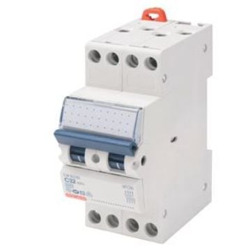 Disjunctor compact Gewiss MCB 4P C25 4.5kA 2 module GW90089