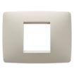 Rama decorativa Gewiss Chorus One 2 module ivoire GW16102TI