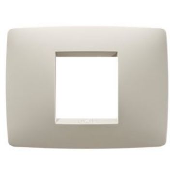 Rama decorativa Gewiss Chorus One 2 module ivoire GW16102TI