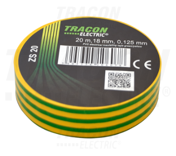 Imagine Banda izolatoare Tracon 20M verde-galben