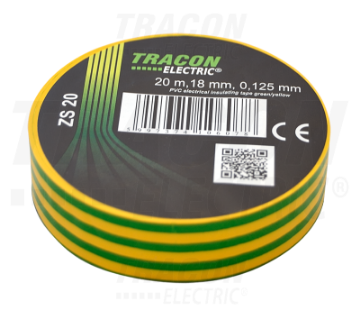 Banda izolatoare Tracon 20M verde-galben