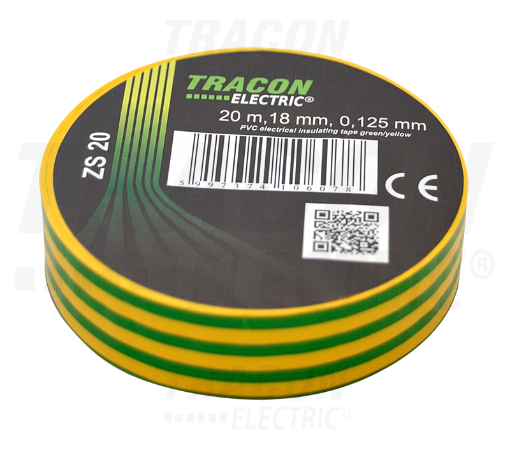 Banda izolatoare Tracon 20M verde-galben