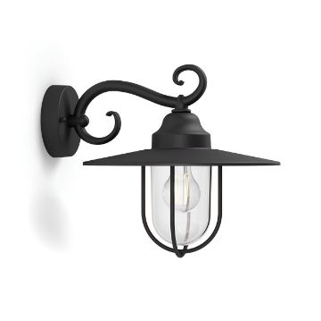 Aplica exterior Philips MyGarden Pasture Black 60W PC02009