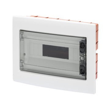 Tablou plastic incastrat Gewiss 18 module IP40 bareta inclusa GW40608BS