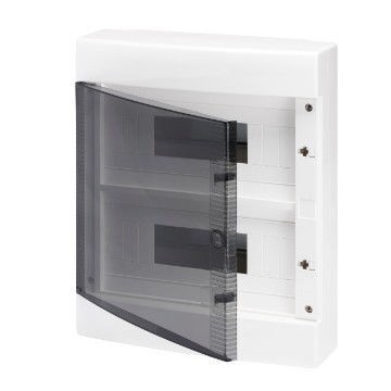 Tablou plastic aparent Gewiss 24 module IP40 bareta inclusa GW40047BS