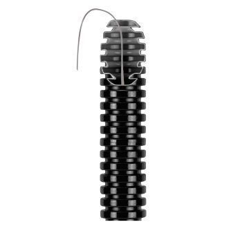 Tub flexibil PVC Gewiss mediu negru FIR 16mm DX15116R