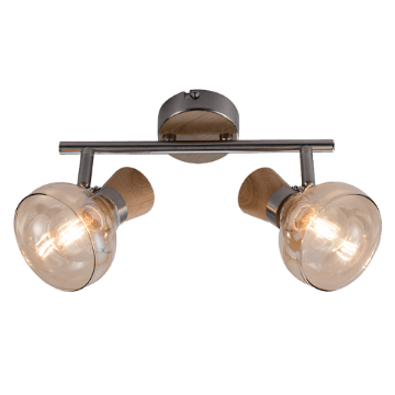 Aplica rustica Elmark Addy Wood 955ADDY2/WD