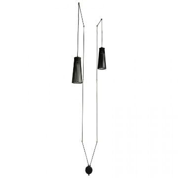 Pendul living Nowodvorski Dover Black 9263 placaj negru
