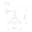 Aplica dormitor Nowodvorski Craft 9151 otel negru