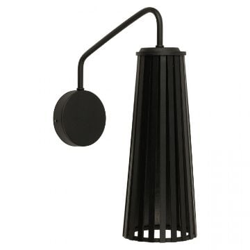 Aplica rustica dormitor Nowodvorski Dover Black 9266 placaj negru