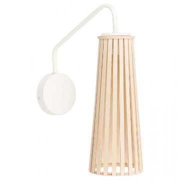 Aplica rustica dormitor Nowodvorski Dover White 9261 placaj natur