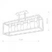 Lustra Nowodvorski Crate 9047 otel negru