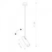 Pendul dormitor Nowodvorski Eye Super Black B 6503 otel negru