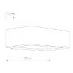 Aplica LED exterior Nowodvorski Muno 6776 aluminiu gri