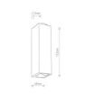 Aplica LED exterior Nowodvorski Lens White 9113 aluminiu alb