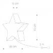 Lampa exterior Nowodvorski Star White 9426 polietilena alb