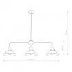 Lustra living Nowodvorski Craft 9150 otel negru