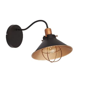 Aplica rustica Nowodvorski Garret 6442 otel negru