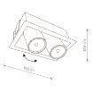 Spot bucatarie Nowodvorski Eye Mod White 8938 otel alb