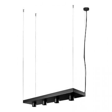 Lustra living Nowodvorski Plant Black 9381 otel negru