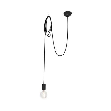 Lustra living Nowodvorski Spider Black 6792 cablu panzat negru