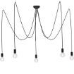 Lustra living Nowodvorski Spider Black 6788 cablu panzat negru