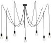 Lustra living Nowodvorski Spider Black 6785 cablu panzat negru