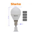 xx Bec LED STARKE Plus forma lustra P45 4W E14 280LM lumina calda ST00465