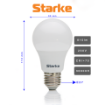 Bec LED STARKE Plus A60 9W E27 810LM lumina calda ST00471