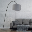 Lampadar living Nowodvorski Alice Gray 6818 otel gri