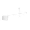 Plafoniera dormitor Nowodvorski Viper White 6640 otel alb
