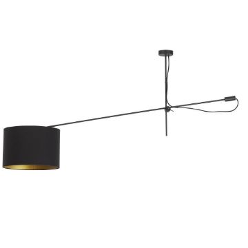 Plafoniera dormitor Nowodvorski Viper Black 6641 otel negru