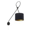 Aplica dormitor Nowodvorski Viper Black 6513 otel negru