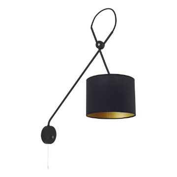 Aplica dormitor Nowodvorski Viper Black 6513 otel negru