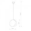 Pendul living Nowodvorski Wheel Black 9033 placaj negru
