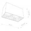 Plafoniera living Nowodvorski Groove White 9383 aluminiu alb