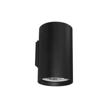 Aplica dormitor Nowodvorski Tube Black 9320 otel negru