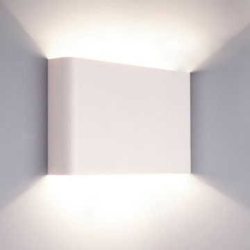 Aplica dormitor Nowodvorski Haga White 9708 otel alb