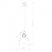 Pendul living Nowodvorski Amalfi Gold 9153 sticla aurie