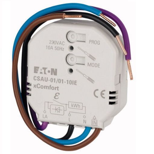 Actuator comutare Eaton XComfort 10A masurare energie IP20 alb CSAU-01/01-10IE