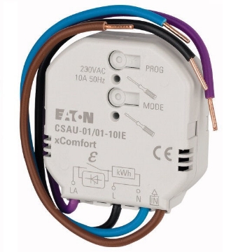 Actuator comutare Eaton XComfort 10A masurare energie IP20 alb CSAU-01/01-10IE