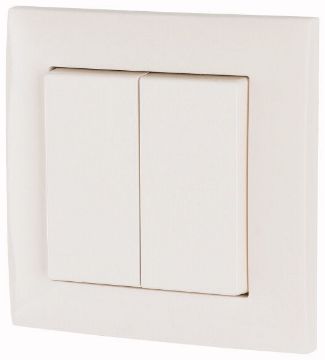 Buton complet alb lucios Eaton XComfort 2 cai IP20 CPAD-00/194