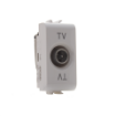 Priza modulara TV directa 1 Modul Gewiss Chorus culoare alba 0DB Conector Tata GW10361