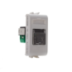 Priza modulara telefon RJ 11 1 Modul Gewiss Chorus culoare alba GW10401