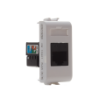 Priza modulara de date RJ 45 Cat. 5E UTP 1 Modul Gewiss Chorus culoare alba GW10421