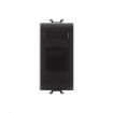 Priza modulara de date Gewiss Chorus RJ45 Cat. 5E UTP 1 modul neagra GW12421