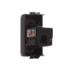 Priza modulara de date Gewiss Chorus RJ45 Cat. 5E UTP 1 modul neagra GW12421
