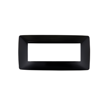 Rama decorativa Gewiss Chorus One 6 module neagra GW16106TN